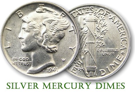 silver mercury dimes